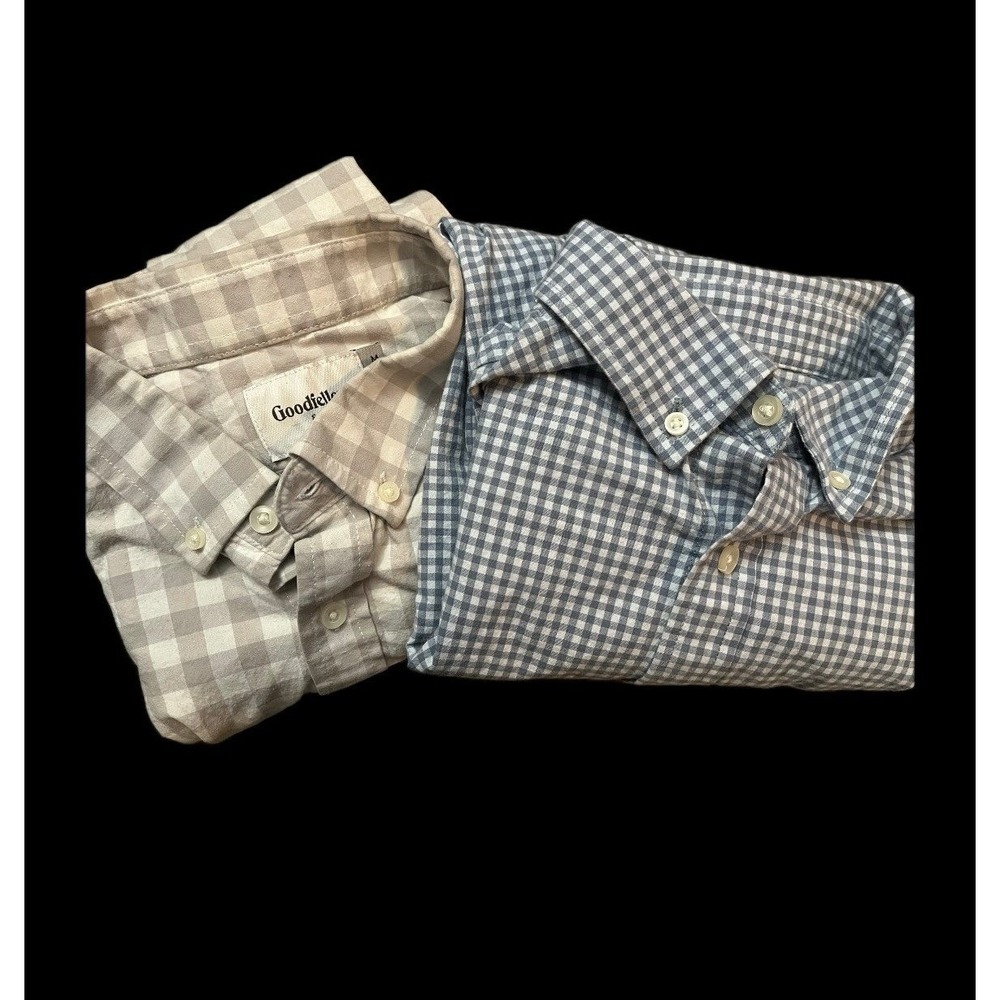 Men's Size medium long sleeve Goodfellow & co two Shirt lot